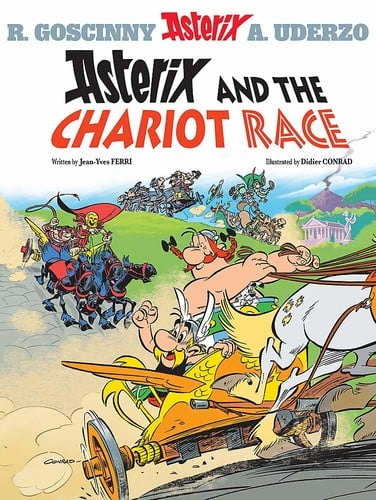 Asterix and the chariot race