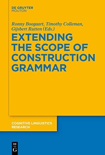 Extending the scope of construction grammar