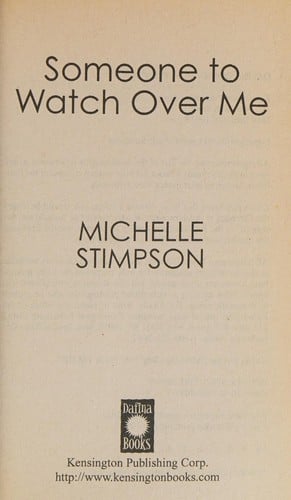 Someone to Watch over Me
