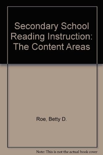 Secondary school reading instruction: the content areas