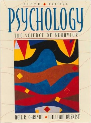 Psychology: the science of behavior