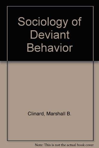 Sociology of deviant behavior