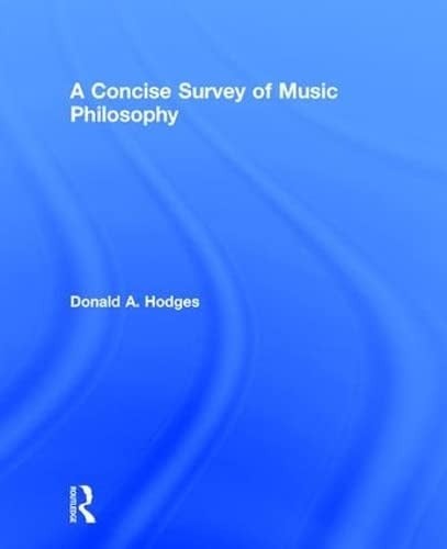 A concise survey of music philosophy