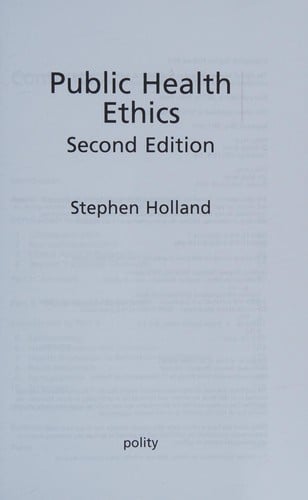 Public Health Ethics