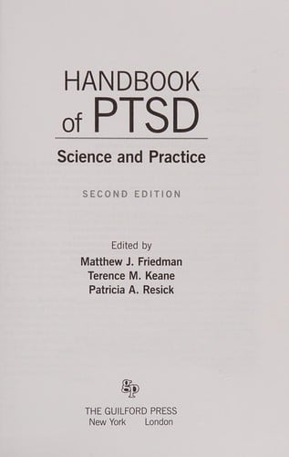 Handbook of PTSD, Second Edition: Science and Practice