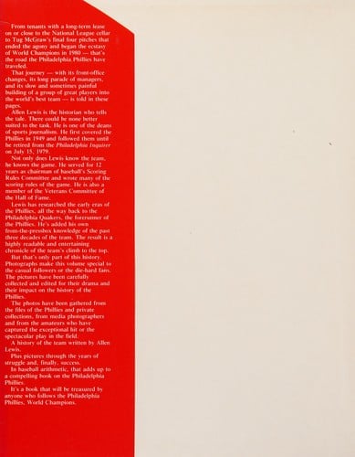 The Philadelphia Phillies: a pictorial history