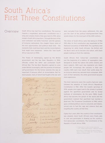 One Law, One Nation: The Making of the South African Constitution