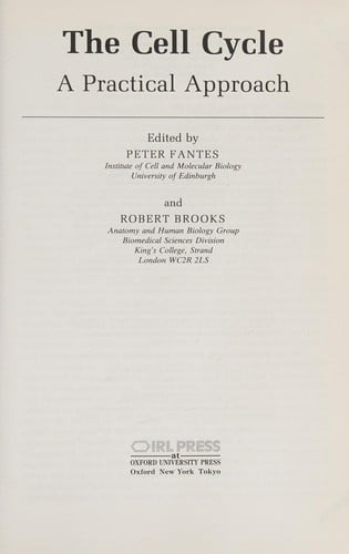 The Cell cycle: a practical approach