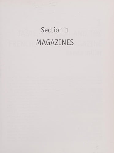 Fashion Media: Past and Present