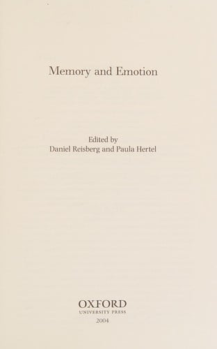 Memory and emotion