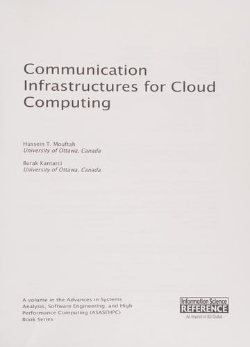 Communication infrastructures for cloud computing