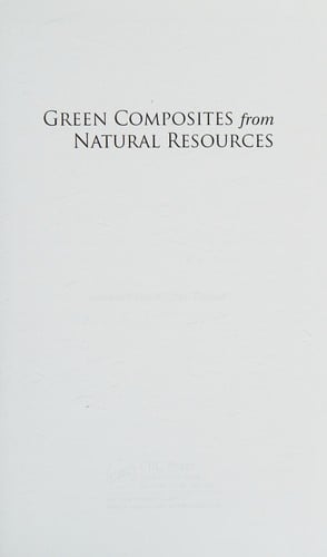 Green Composites from Natural Resources