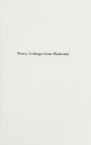 Piracy: leakages from modernity