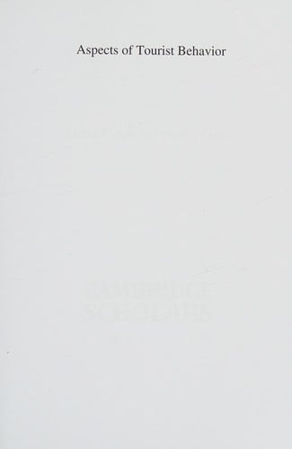 Aspects of Tourist Behavior