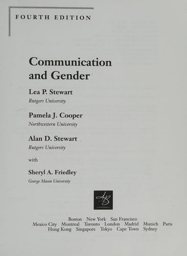 Communication and gender