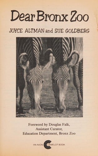 Dear Bronx Zoo
