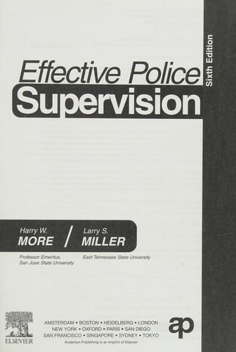 Effective police supervision
