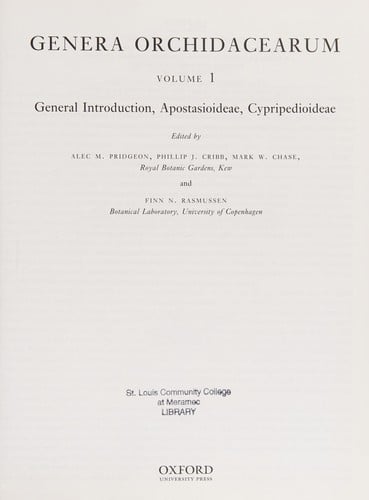 Genera orchidacearum