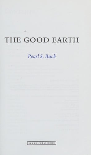 Good Earth, Pearl S. Buck