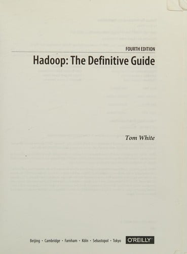 Hadoop: the definitive guide