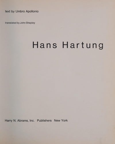 Hans Hartung.