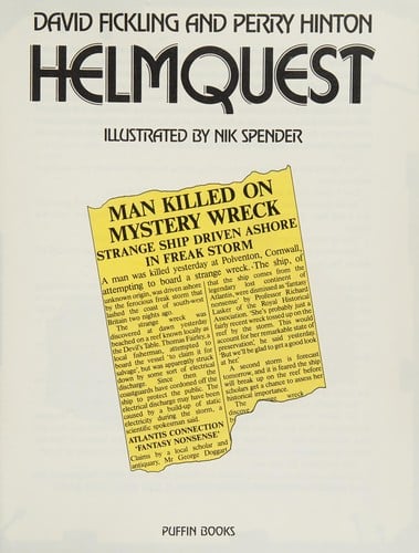 Helmquest (Puffin Adventure Gamebooks)