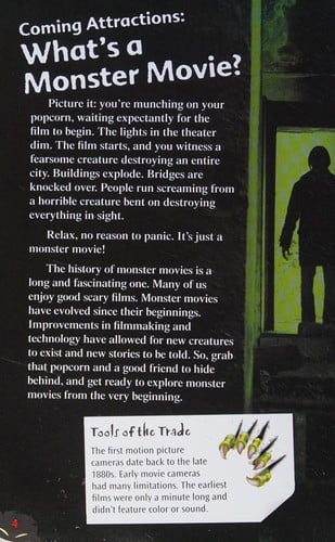History of Monster Movies (Grade 6)