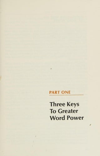 How to increase your word power