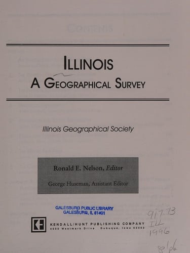 Illinois: Geographical Society