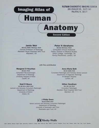 Imaging atlas of human anatomy
