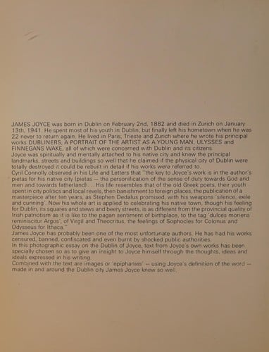 James Joyce's Dublin