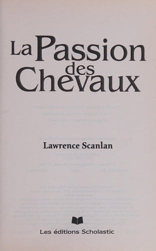 La Passion des Chevaux