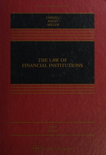 Law of Financial Institutions