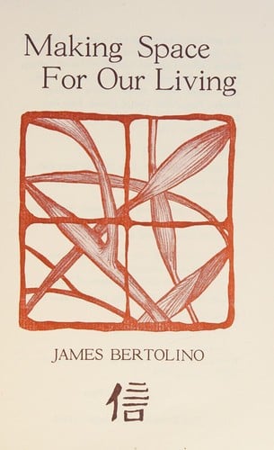 Making space for our living: [poems]