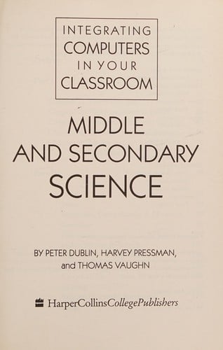 Middle and secondary science