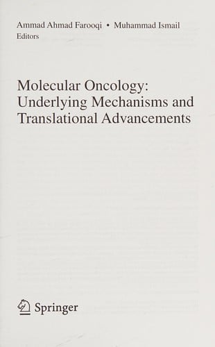 Molecular Oncology: Underlying Mechanisms and Translational Advancements