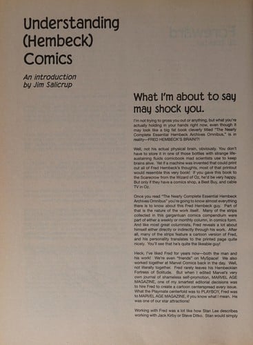 The Near Complete Essential Hembeck Archives Omnibus