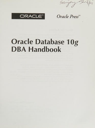 Oracle Database 10g: DBA handbook