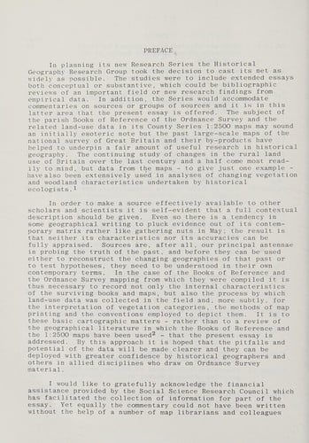 The Ordnance Survey and land-use mapping: parish books of reference and the County series 1:2500 maps, 1855-1918