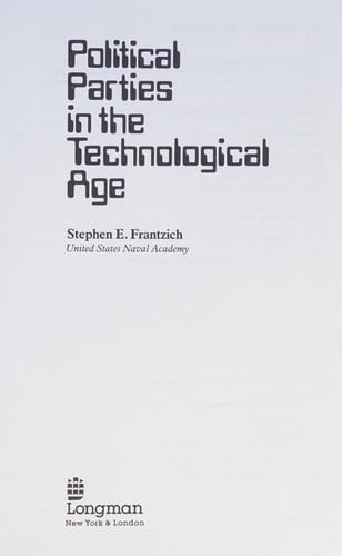 Political parties in the technological age