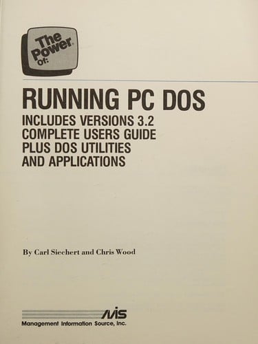 Running Personal Computer DOS