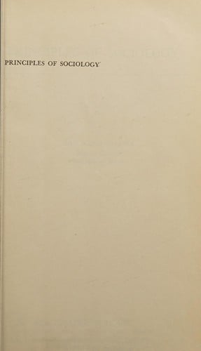 Principles of Sociology