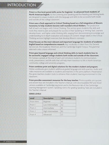 Prism Listening and Speaking, Level 2