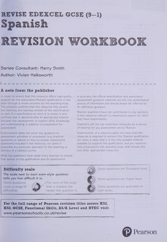 Revise Edexcel GCSE  Spanish Revision Workbook: For the 9-1 Exams