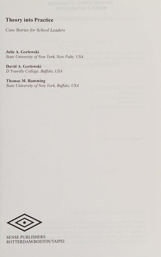 Theory into Practice: Case Stories for School Leaders