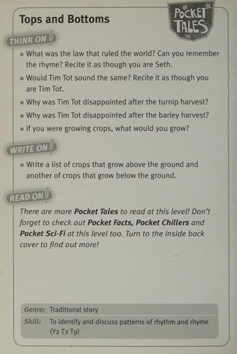 Pocket Tales Year 2 Tops and Bottoms