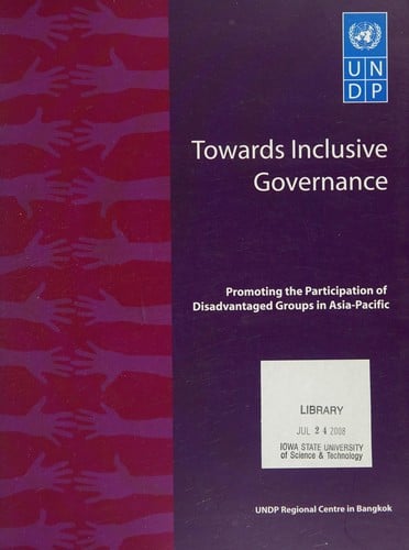 Towards inclusive Governance: Promoting the participation of disadvantaged groups in Asia-Pacific