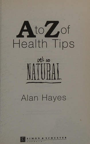 A-Z of Health Tips