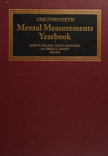 Twentieth Mental Measurements Yearbook