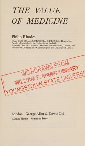 The value of medicine